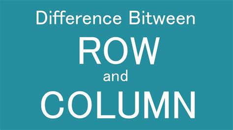 row meaning in construction